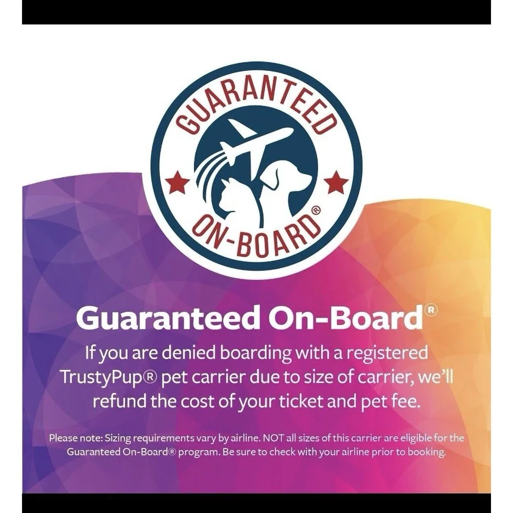 Vibrant Life Small Guaranteed on Board Soft-Sided Pet Carrier 15